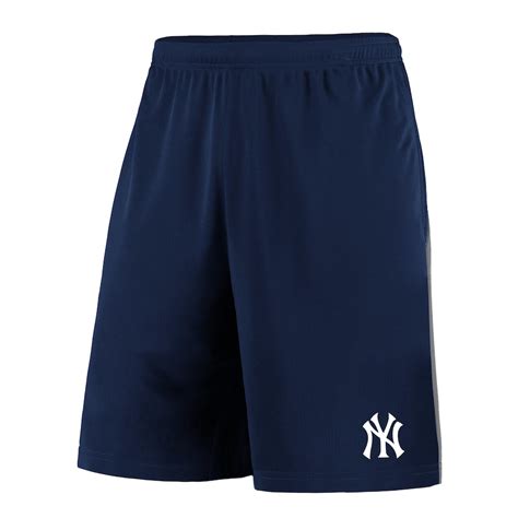Mens New York Yankees Fanatics Branded Navygray Crossbar Shorts