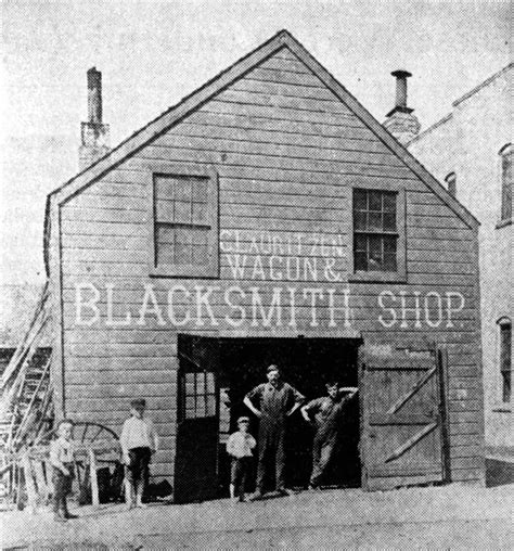 Martinus Nelson Built A Blacksmith Shop Here In 1888 Blacksmith Shop