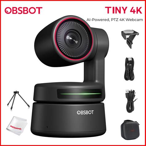 Obsbot Tiny 4k Ai Powered Ptz 4k Webcam Uhd With Sony Cmos Auto Ai