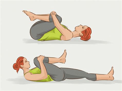 How To Do A Knees To Chest Exercise Steps Wikihow