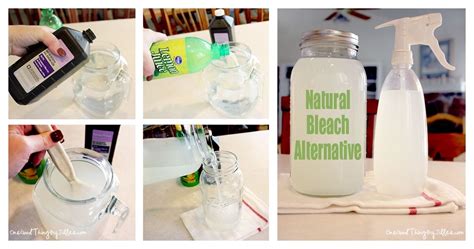 A Natural Bleach Alternative 12 Cups Water 14 Cup Lemon Juice 1