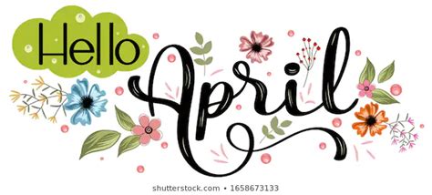 April Images Stock Photos And Vectors Shutterstock Hello April