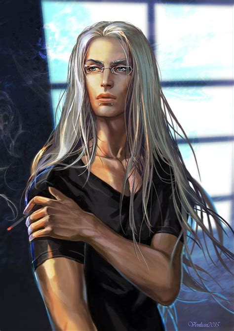 Brian Commission Fantasy Art Men Fantasy Male Anime Long Hair