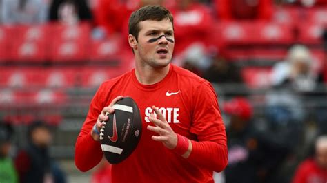 Kyle Mccord Ohio State Quarterback Enters Transfer Portal After The Buckeyes Miss The College