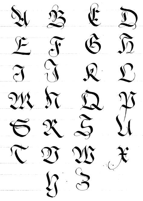 Calligraphy Tattoo Fonts Tattoo Lettering Fonts Lettering Alphabet