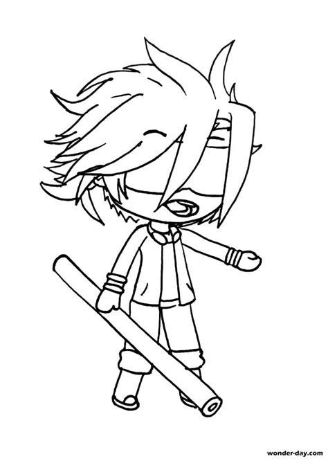 Gacha Life Coloring Pages Tomboy Coloring Pages My XXX Hot Girl