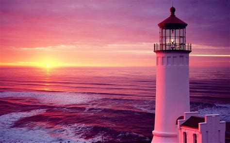 Sunset Lighthouse Wallpaper 2560x1600 32109