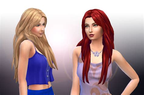Sims 4 Long Hair For Females Pack 4 Maxis Match Long Hair Longhair Vrogue