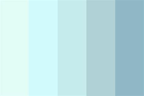 Seafoam Blues Color Palette