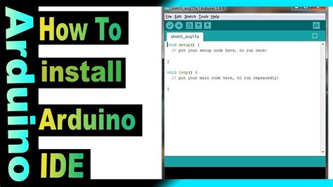 How To Download And Install Arduino Ide Youtube