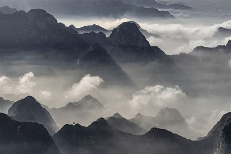 Mystical Hua Mountains Foto And Bild China Nature World Bilder Auf