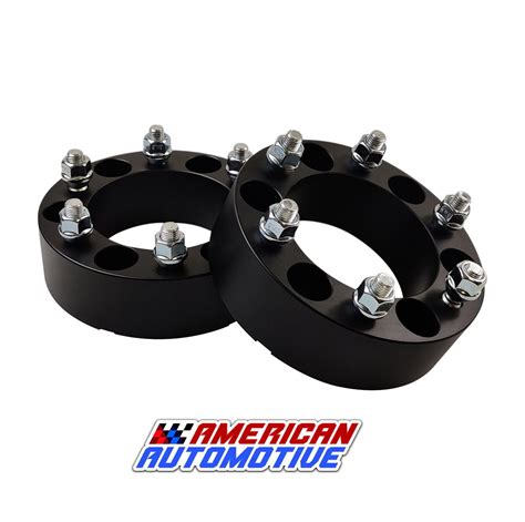 American Automotive 2pc 2 Inch 6 X 55 Wheel Spacers 108mm Center