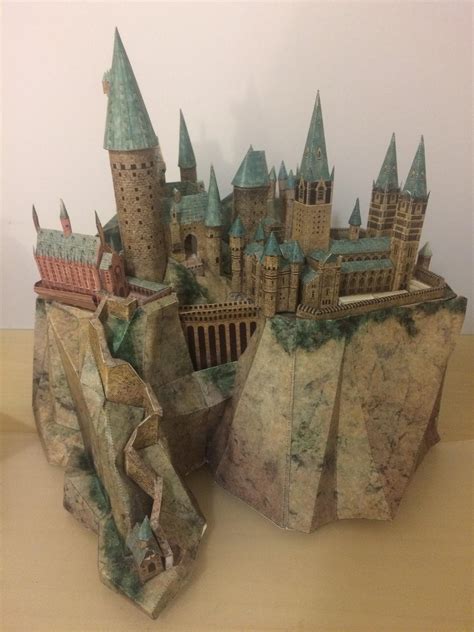 Thought You Guys Might Enjoy The Hogwarts Papercraft I Made X Post R