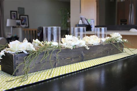 After all, the table itself is the main stage, and the centerpiece is right in the spotlight. Wood Table Centerpiece or Window Box, 48" long. $50.00 ...