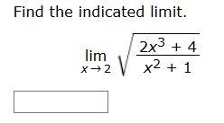 Solved: Find The Indicated Limit. Lim (3s2 1)(3s + 7) S 0 ... | Chegg.com