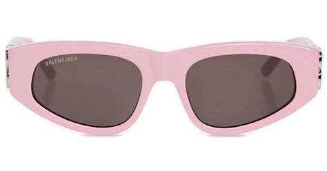 Balenciaga Dynasty D Frame Sunglasses In Pink Lyst