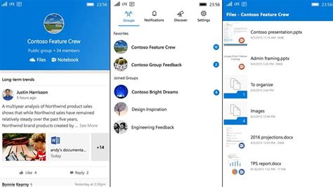 Outlook Groups Disponibile Per Wp E Windows 10 Mobile Agg Anche Per