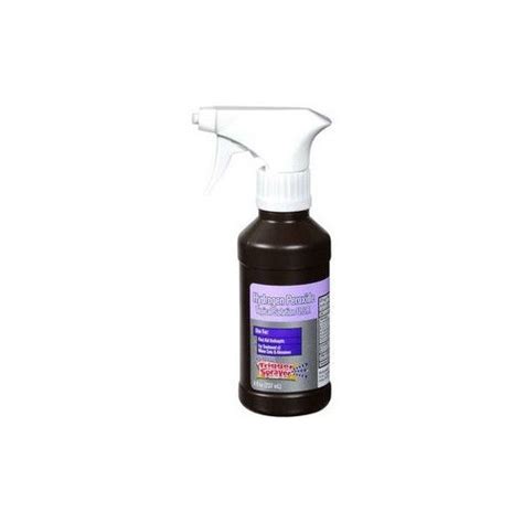 Hydrogen Peroxide First Aid Antiseptic Topical Solution Spray Bottle