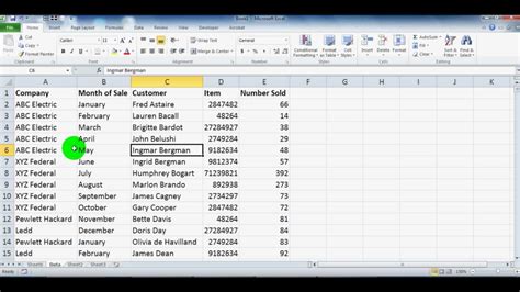 Microsoft Excel Pivot Table Tutorial For Beginners Excel 2003 2007