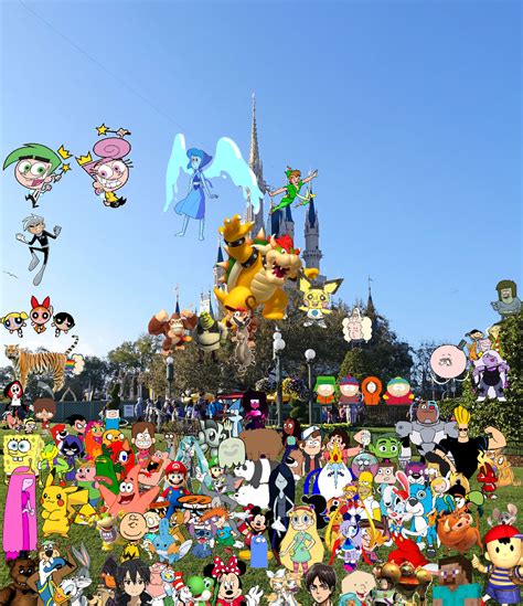 All Star Characters At Disney World By Pichu8boy2arts On Deviantart
