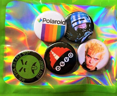Choose One 80s Style Pinback Button 80s Pins 80s Party 80s Etsy