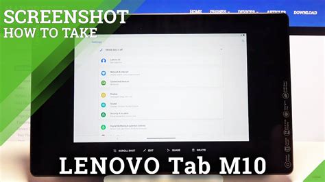 How To Take Screenshot On Lenovo Tab M10 Capture Screen Youtube