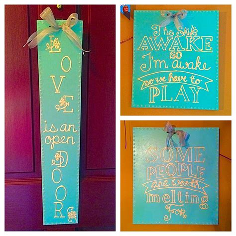 Frozen Hand Painted Wooden Signs Ohmygourdgeous Painted Wooden Signs