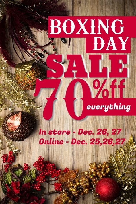 Though it originated as a holiday to give gifts to the poor. Make Boxing Day Sales Successful with PosterMyWall ...