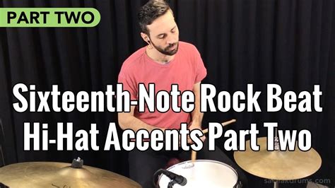Sixteenth Note Rock Beat Hi Hat Accents Part 2 Intermediate Drum