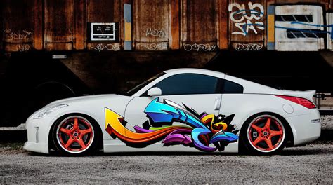 full color car side graphics vinyl decal urban graffiti body sticker graphics decals