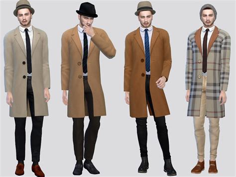 Neo Coat In 2021 Coat Maxis Match Sims 4 Cc Finds