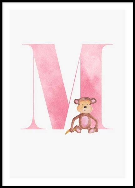 Alphabet M Poster
