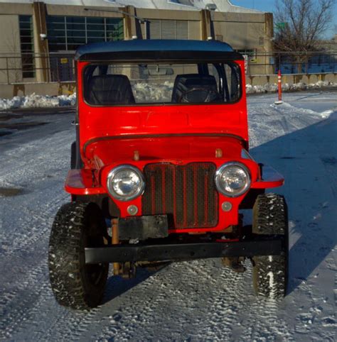 1949 Willys Cj3a Solid Rust Free Colorado Jeep For Sale