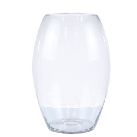 Medium Clear Glass Vase Clear Glass Vase Glass Vase