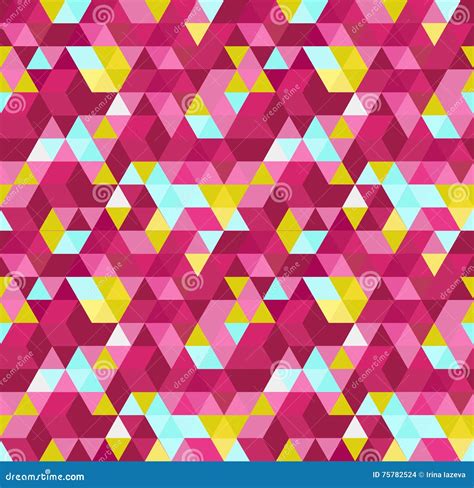 Pink Geometric Background Stock Vector Illustration Of Colorful 75782524