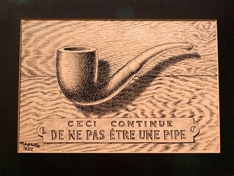 Ren Magritte Ceci Continue De Ne Pas Etre Une Pipe Das Ist Weiterhin Keine Pfeife This