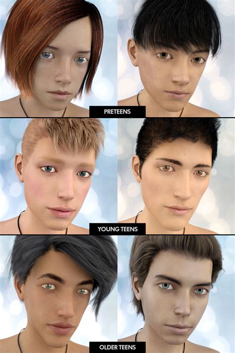Boys For Growing Up For Genesis 8 Male Daz 3d