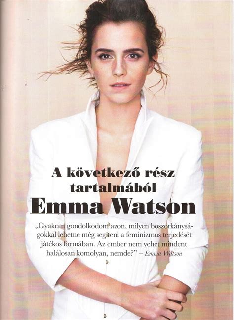 Emma Watson Emma Watson Covers Elle Hungary April