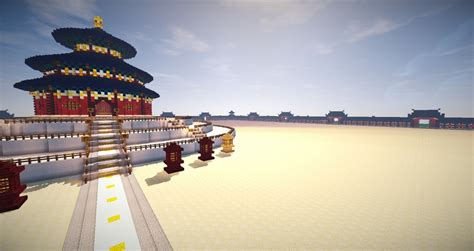 Temple Du Ciel Sky Temple Minecraft Map
