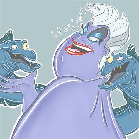 Ursula Flotsam And Jetsan 💕 Use Ursula Disney Disney Art Disney