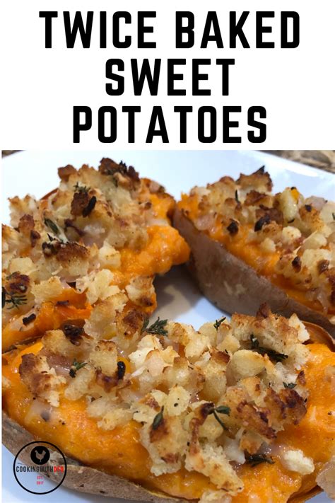 While plain potato pancakes are usually served with applesauce on top, these have grated fresh apple stirred right in. The replacement of the sweet potato for the standard russet potato in these twice baked sweet ...