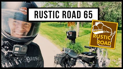 Riding A Gravel Road On Harley Davidson Sportster 883 Through Wisconsin