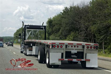 Flatbed Trailer Haul And Transport Services Osage Specialized Transport