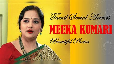 Tamil Serial Actress Meena Kumari Beautiful Photos Youtube