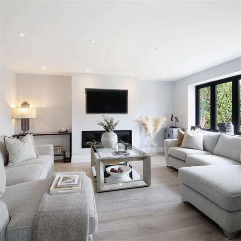 White Living Room Interior Design