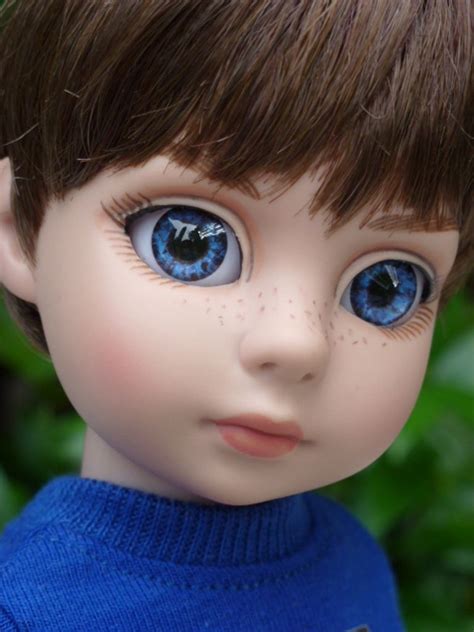 BILLY Light Brown Hair Blue Eyes Customized By DD S Doll Closet On