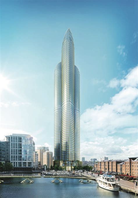 Spire London Docklands Skyscraper E Architect
