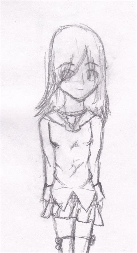 Anime Girl Sketch By Xinor On Deviantart