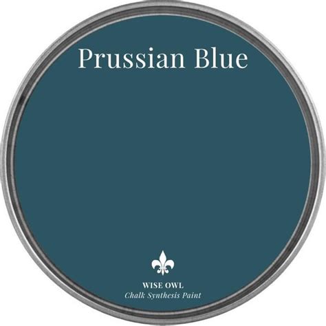 Prussian Blue Pint Wise Owl Chalk Synthesis Paintwe Price Etsy In