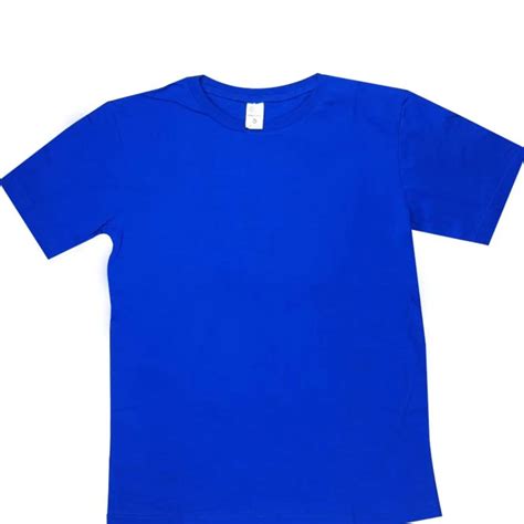 4 Desain Baju Polos Warna Biru Serta Bahan Yang Cocok Tshirtbar